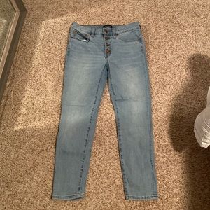 J. Crew high-rise “toothpick” jeans (NWOT)